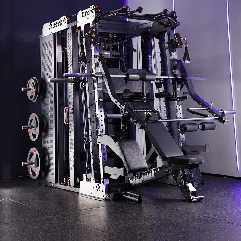Home Gym Cable Machine - NEW Commercial Smith Machine With Storage