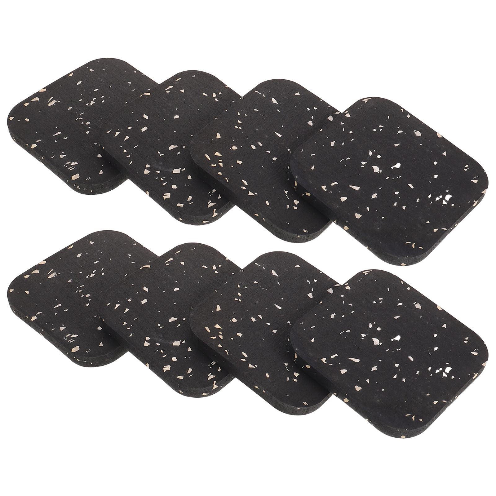 Home Gym Exercise - 8Pcs Treadmill Noise Reduction Mat Thick