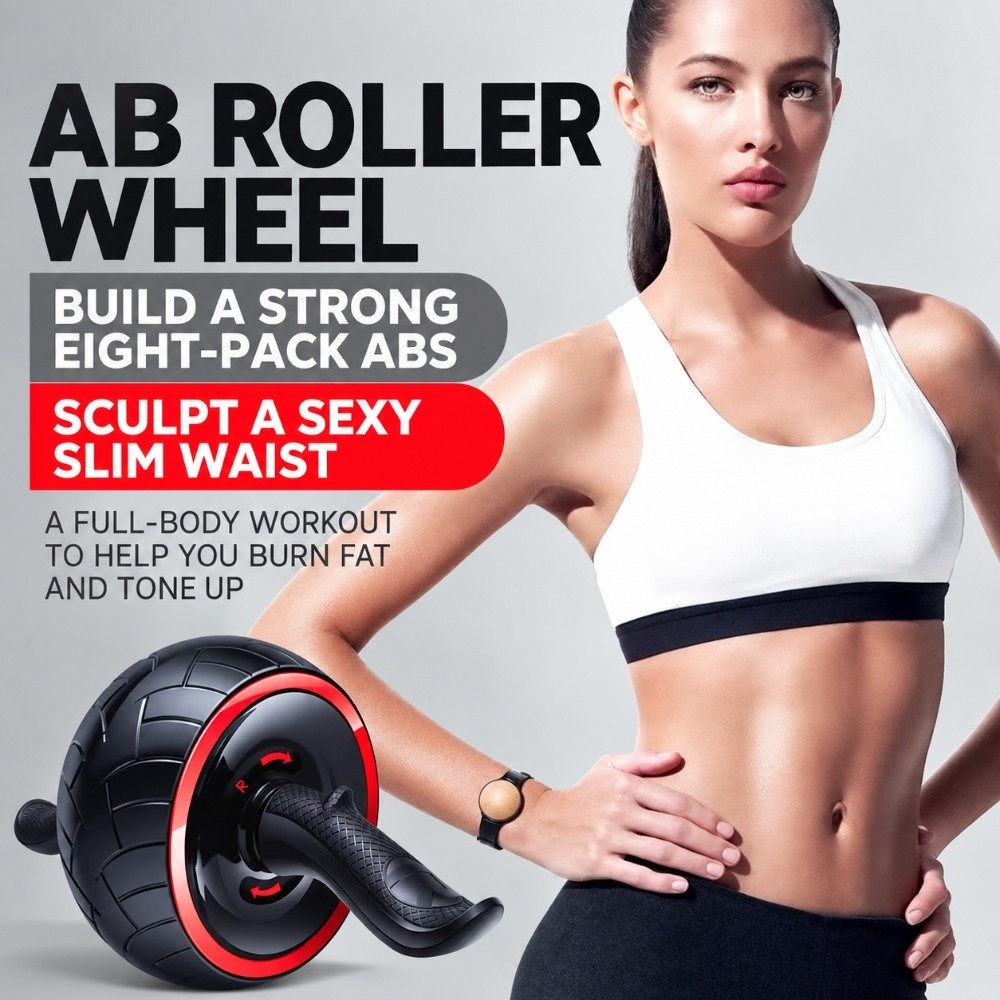 Ab Roller Wheel - Rebound Spring Assist Ab Roller Wheel