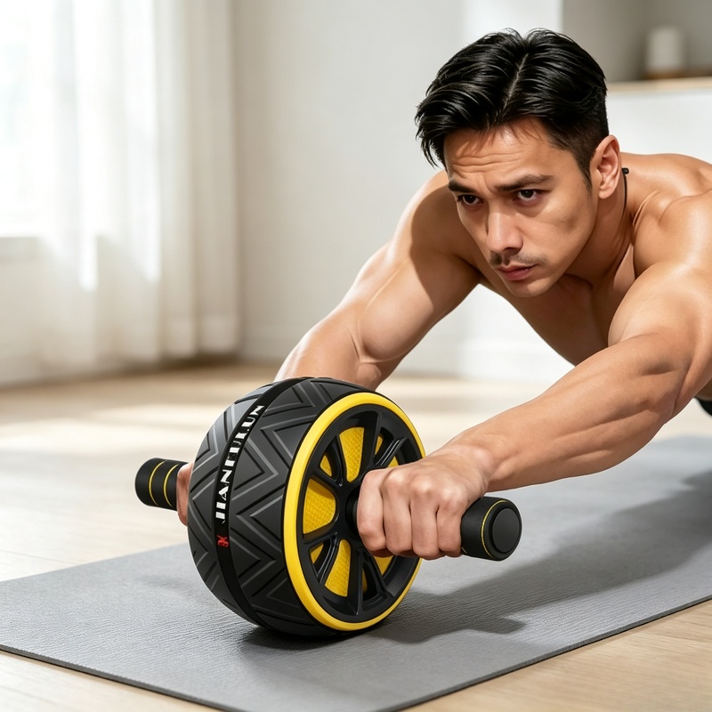 Ab Roller Wheel - Non‑Slip Grip Ab Roller Wheel, Durable