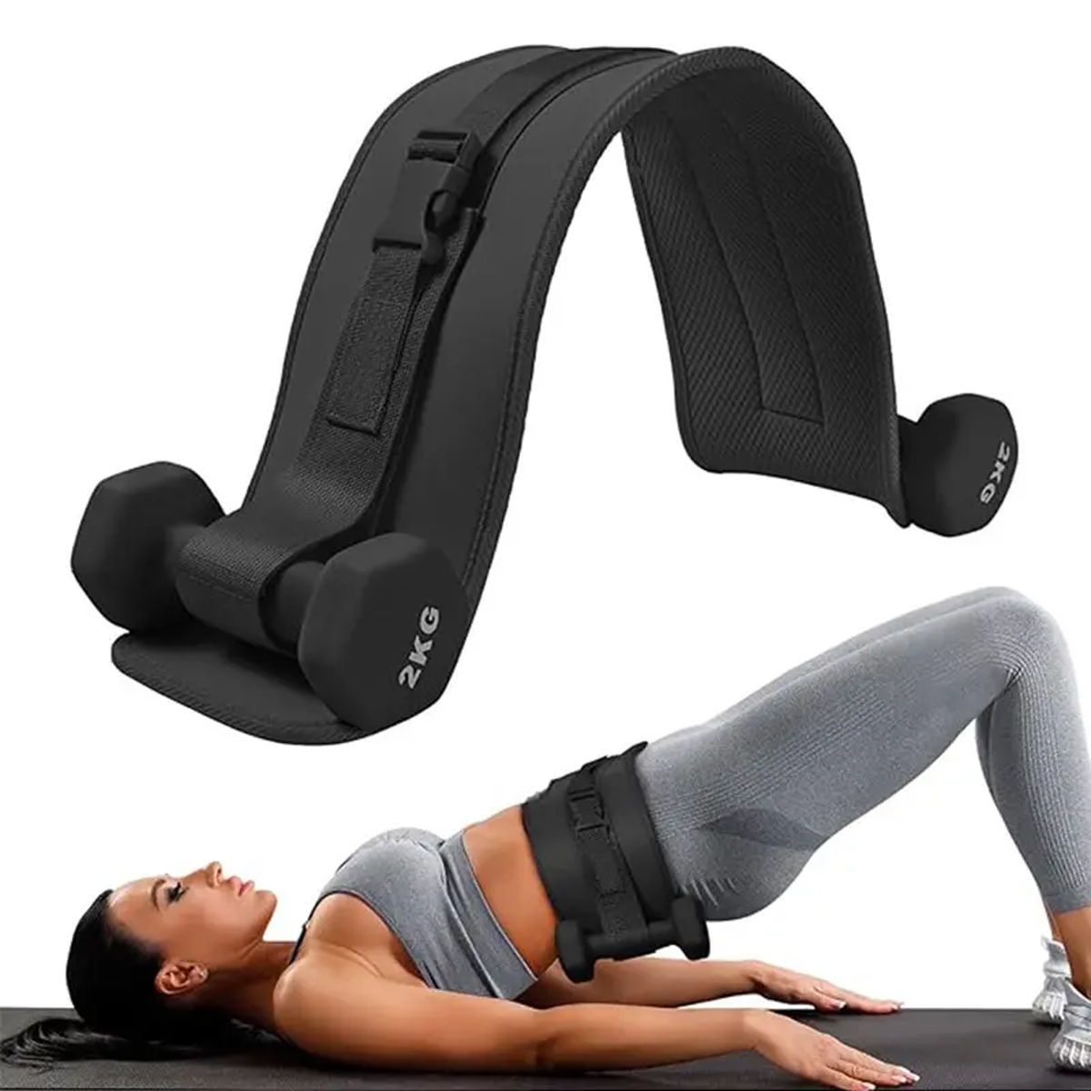 Home Gym Dumbbell Workout - Adjustable Weighted Waist Belt, for Home