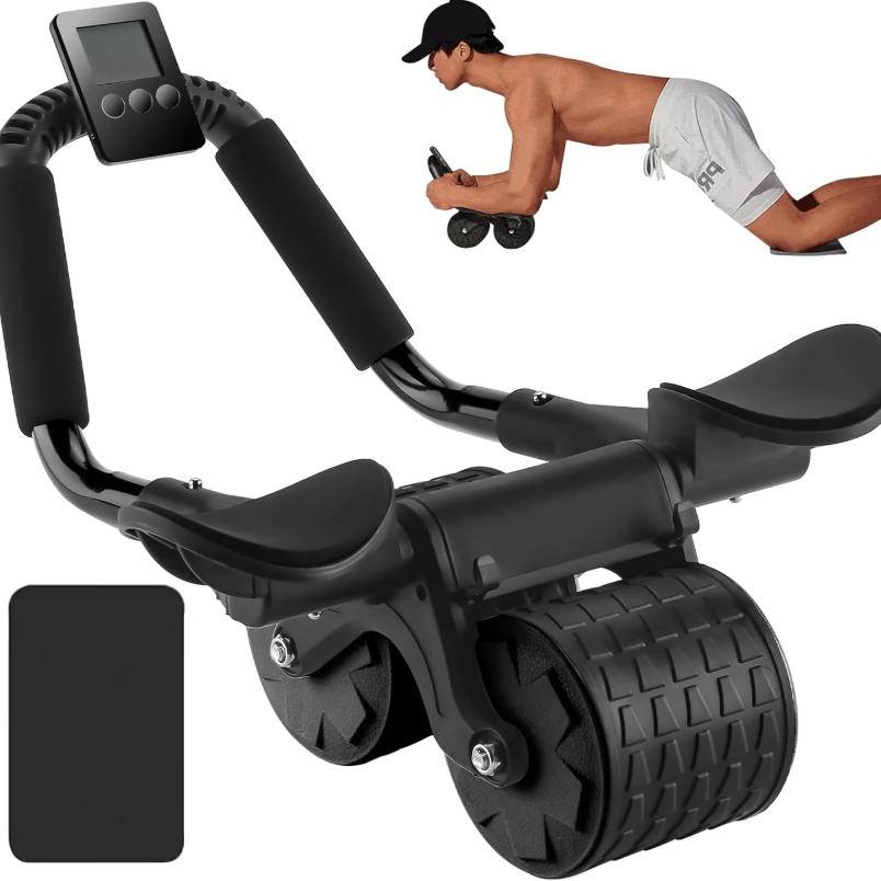 Ab Roller Wheel - Elbow Support Automatic Rebound Abdominal Wheel