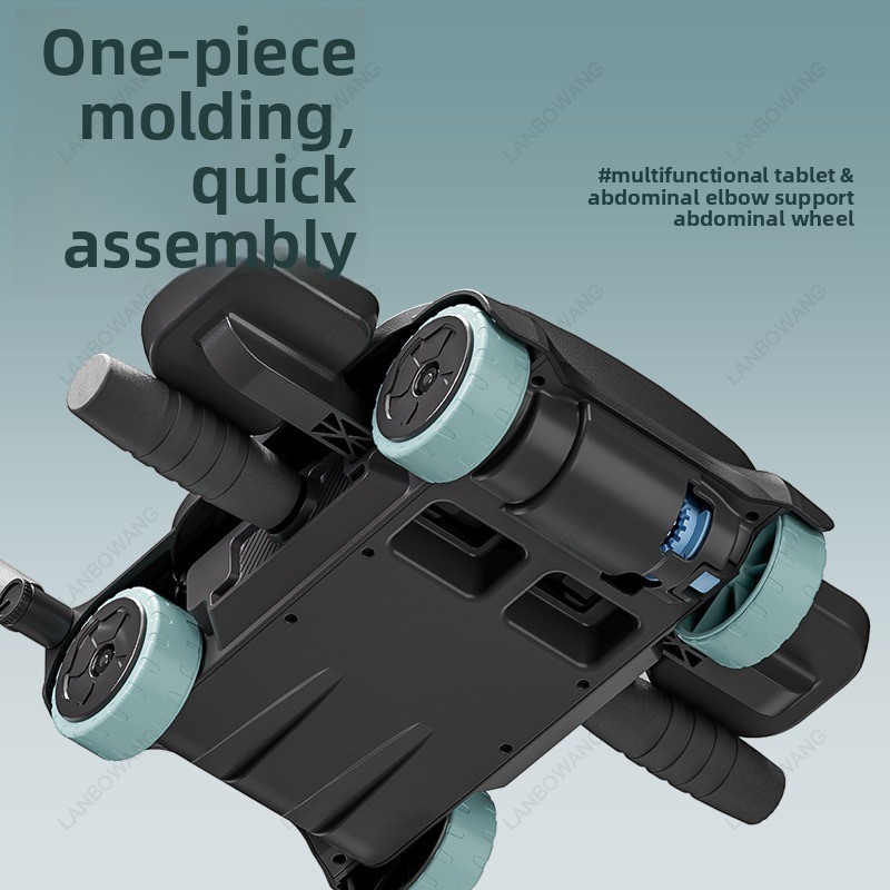 New 4 Wheels Auto Rebound Ab R - Ab Roller Wheel ulasan dan harga