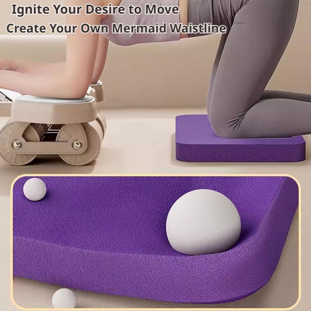 Thick Yoga Knee Pad Mat Non Sl - Ab Roller Wheel ulasan dan harga