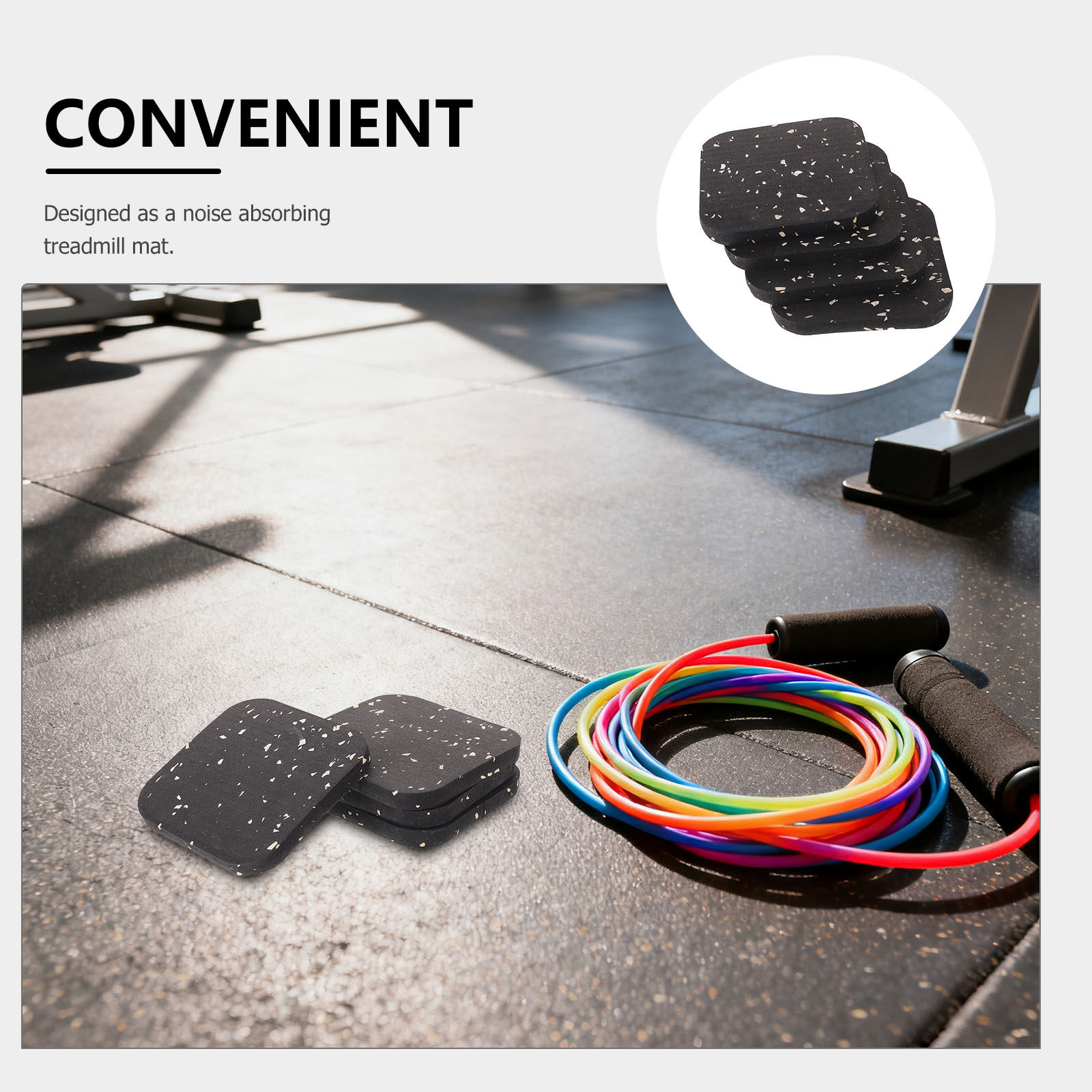 8Pcs Treadmill Noise Reduction - Home Gym Exercise ulasan dan harga