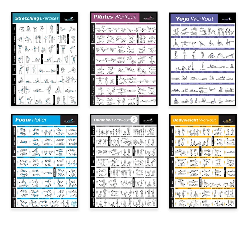 Body Exercise Training Chart W - Home Gym Designs ulasan dan harga