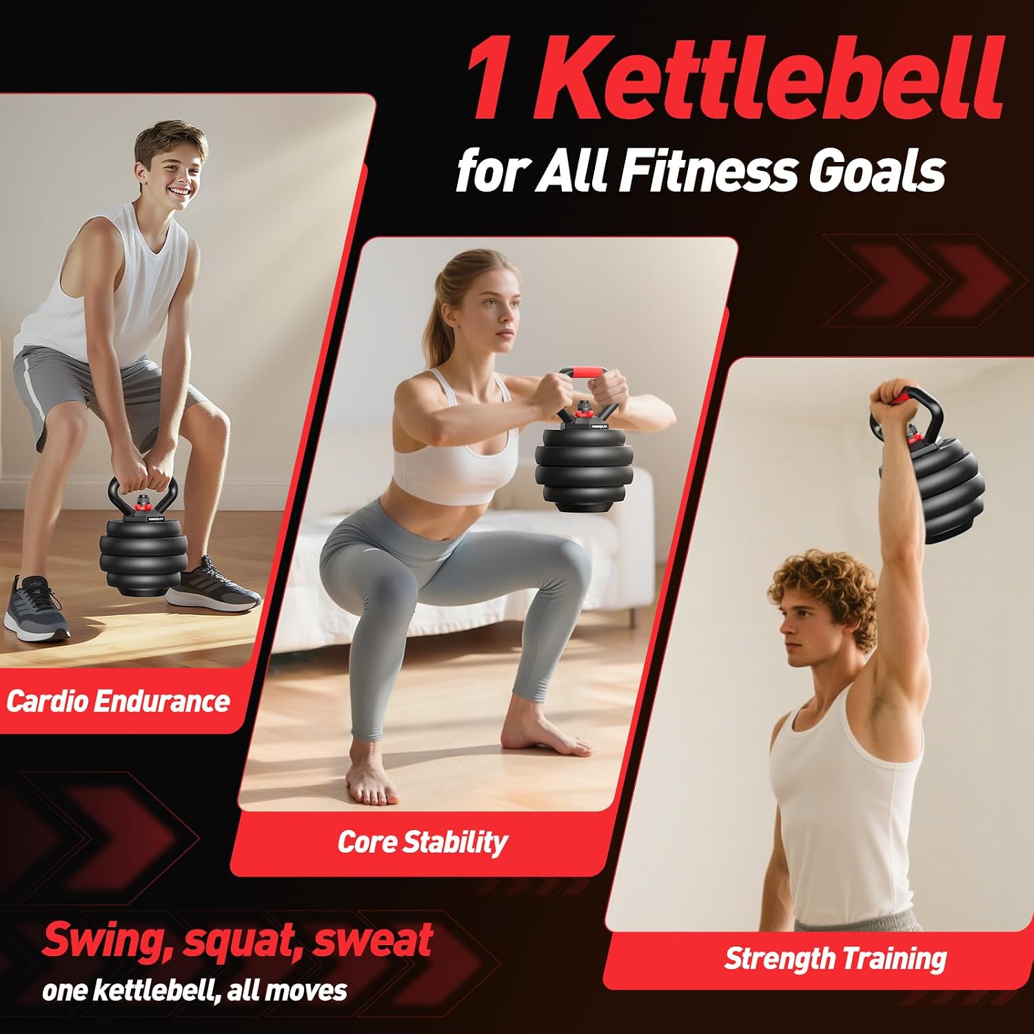 Adjustable Dumbbell Set,44lbs  - Home Gym Used ulasan dan harga
