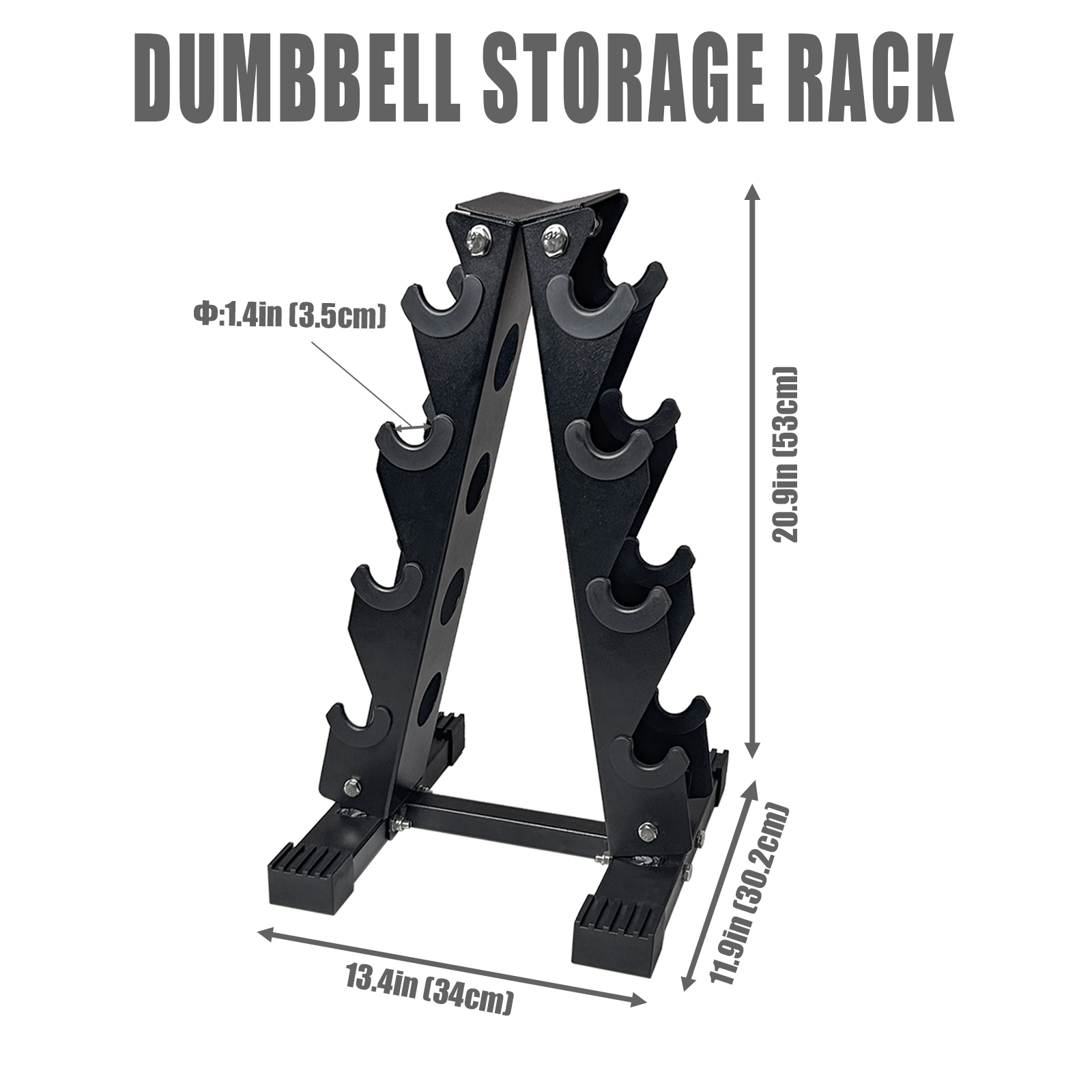 Dumbbell Rack, A-Frame Home Gy - Home Gym Dumbbell Workout ulasan dan harga