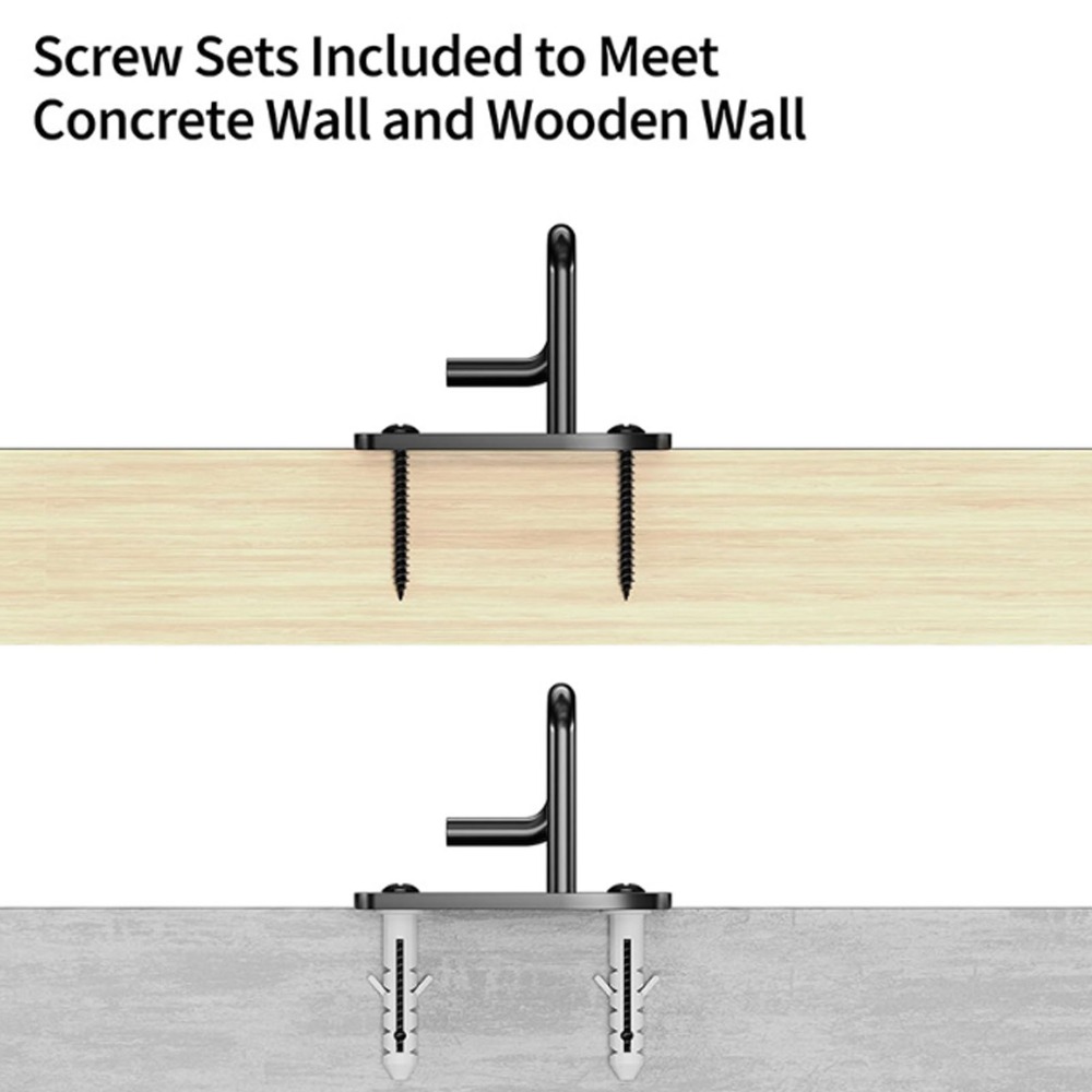 3Pcs Black Exercise Band Wall  - Home Gym Workout Equipment ulasan dan harga