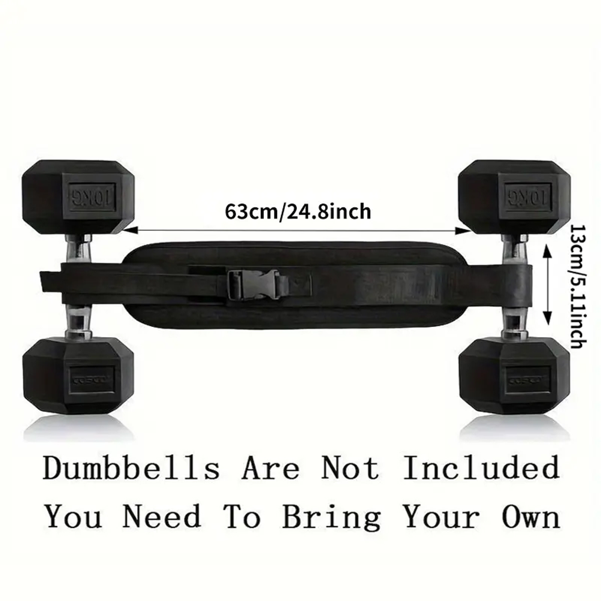 Adjustable Weighted Waist Belt - Home Gym Dumbbell Workout ulasan dan harga