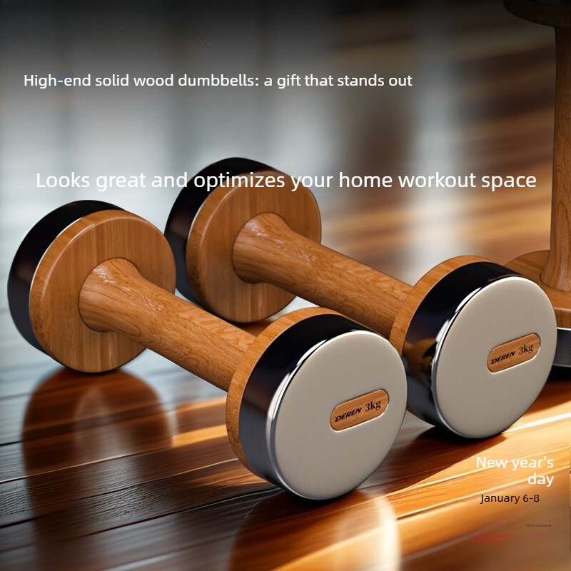 Wood & Steel Adjustable Dumbbe - Home Gym Design ulasan dan harga