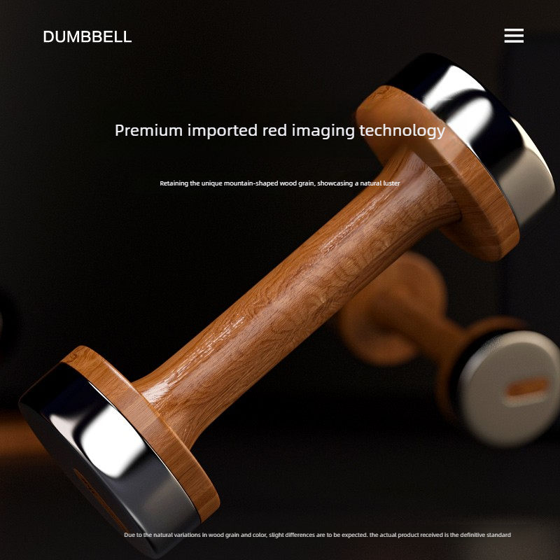 Wood & Steel Adjustable Dumbbe - Home Gym Design ulasan dan harga