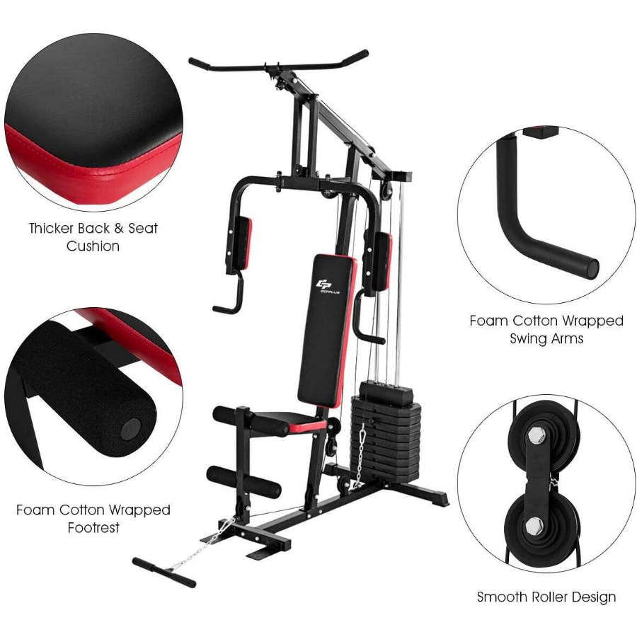 Multifunction Home Gym System, - Home Gym Lat Pulldown ulasan dan harga