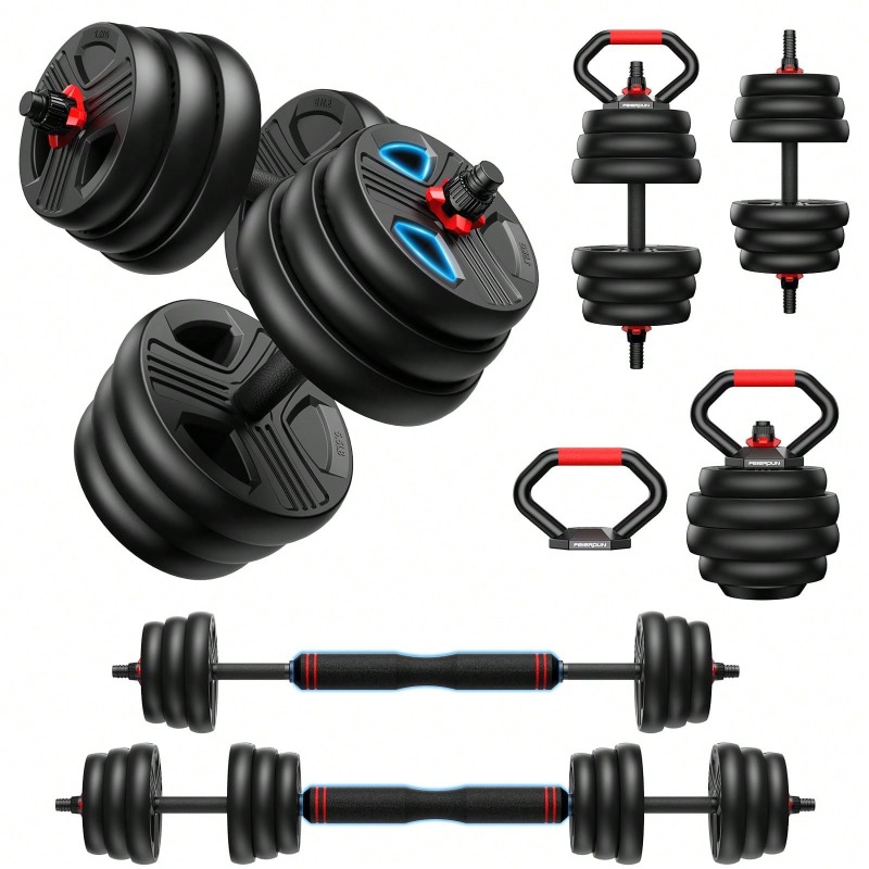 Adjustable Dumbbell Set,45/55/ - Home Gym Used ulasan dan harga