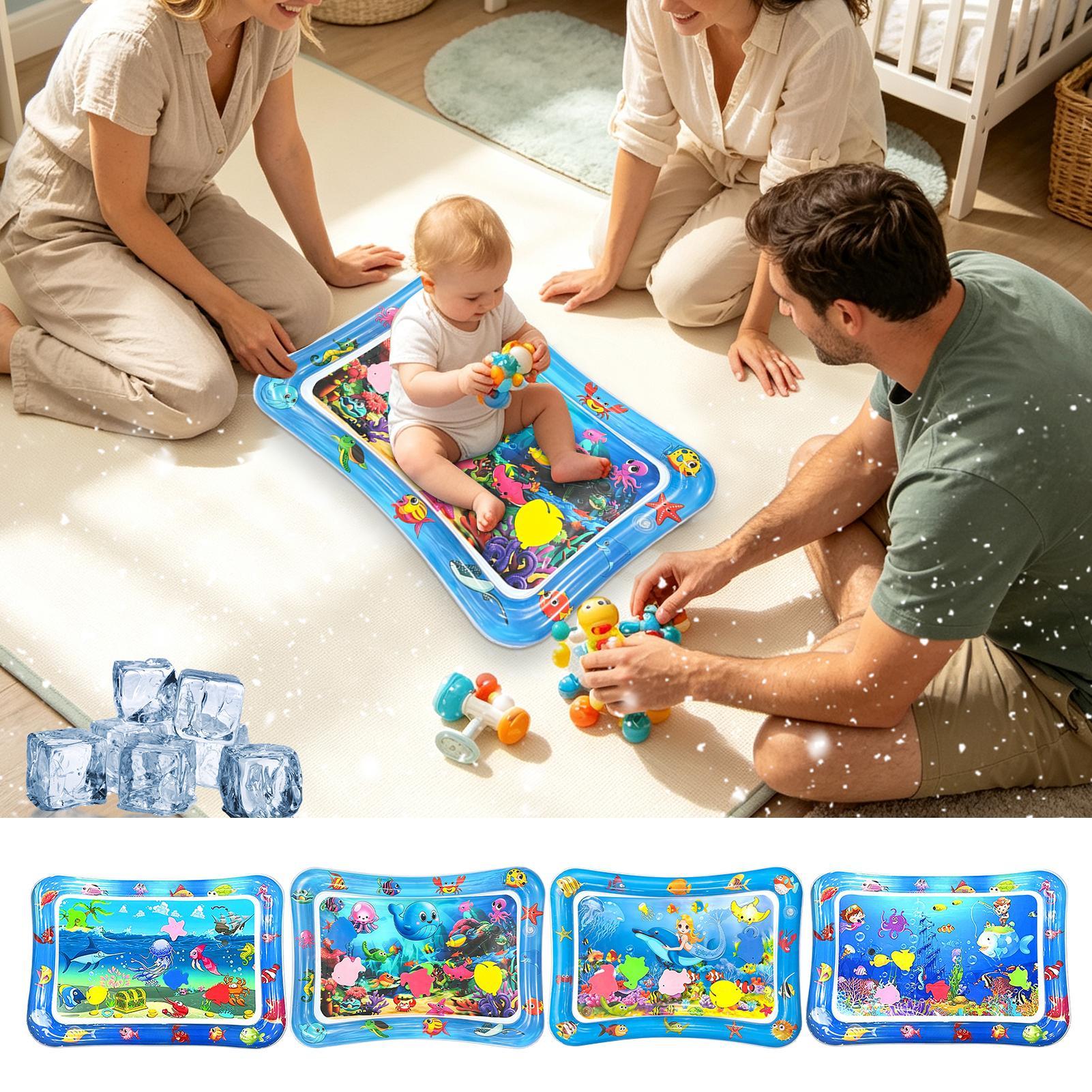 Kids Water Play Mat Cartoon Se - Home Gym Floor ulasan dan harga