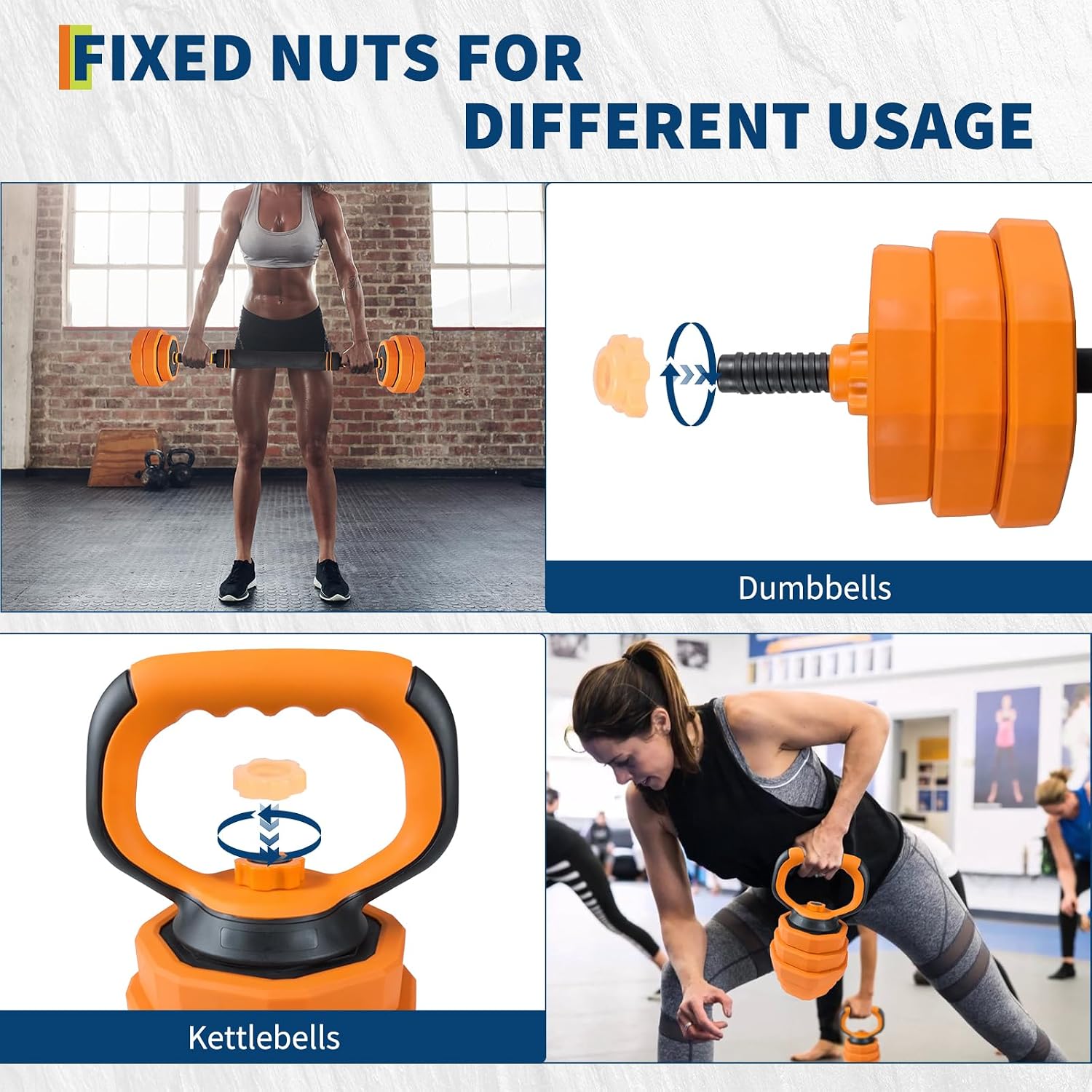 4-in-1 Adjustable Dumbbell Set - Home Gym Used ulasan dan harga