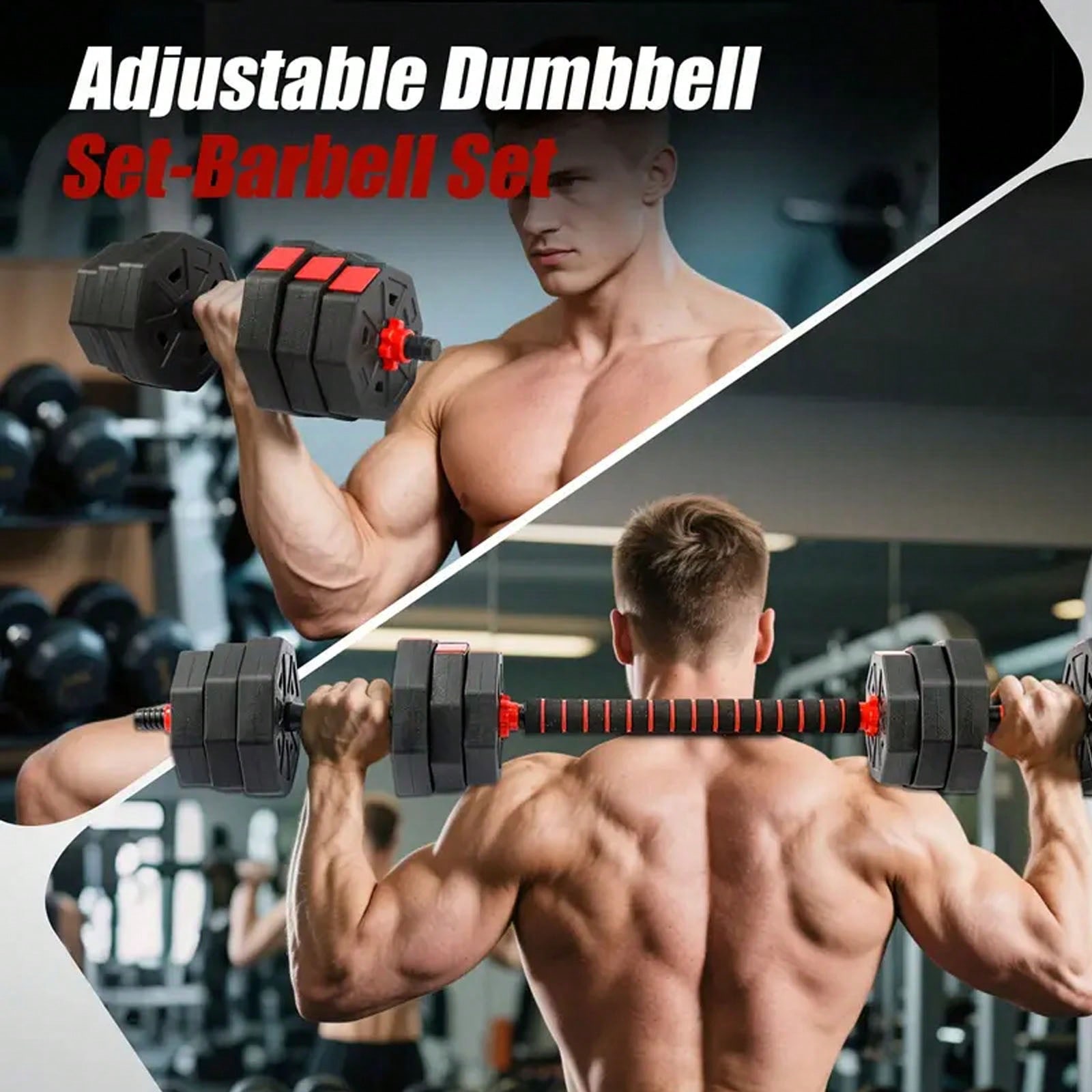 44lbs Free Weight Set With Con - Home Gym Used ulasan dan harga