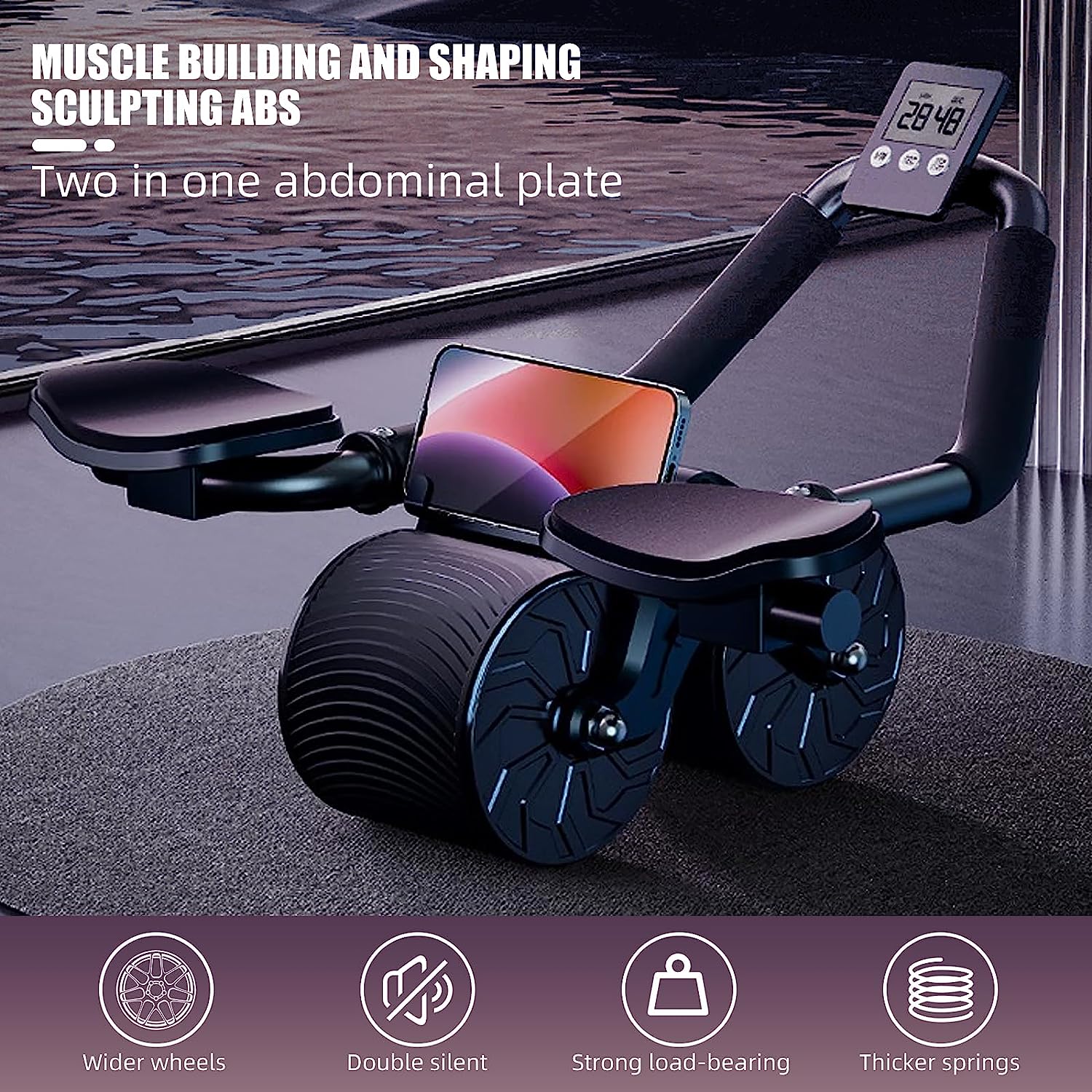 Elbow Support Automatic Reboun - Ab Roller Wheel ulasan dan harga