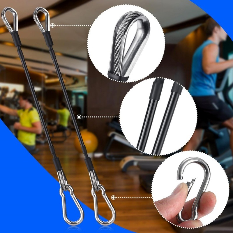 1/2Pcs 25cm Gym Cable Extensio - Home Gym Lat Pulldown ulasan dan harga