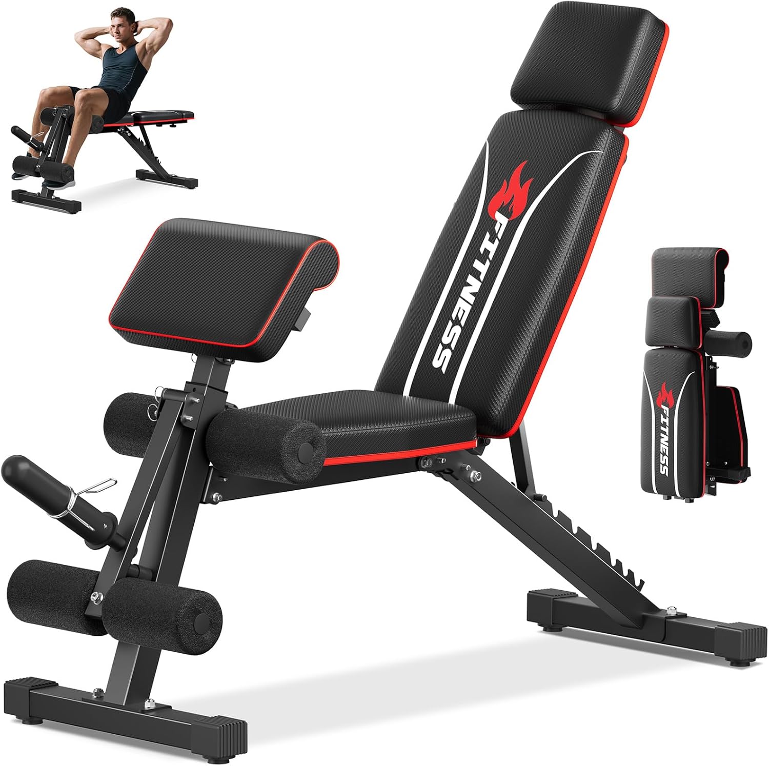 Home Gym Foldable Weight Bench - Home Gym Weights ulasan dan harga
