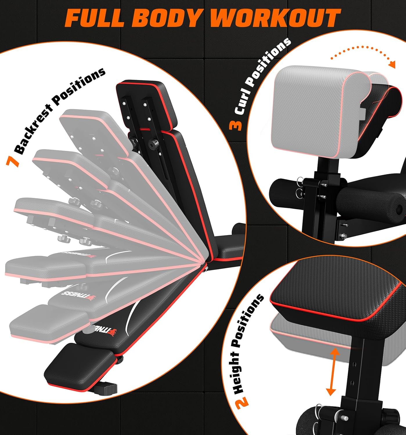 Home Gym Foldable Weight Bench - Home Gym Weights ulasan dan harga