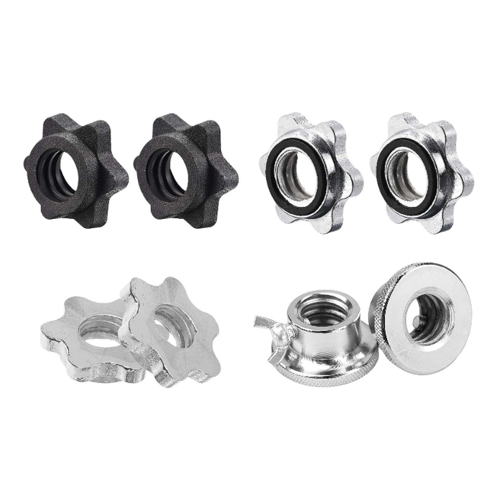 2Pcs Barbell Screw Collars Equ - Home Gym Dumbbell Workout ulasan dan harga