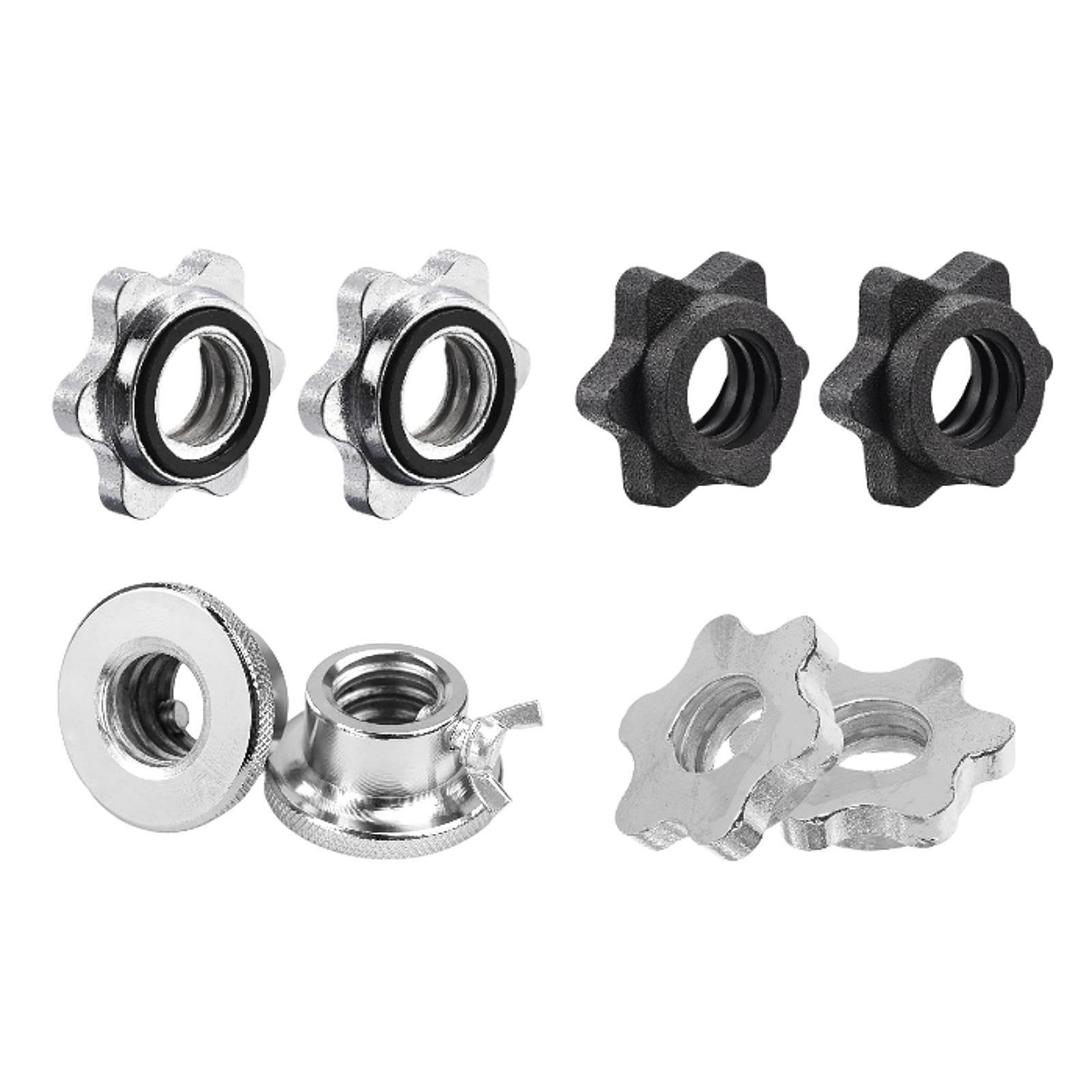 2Pcs Barbell Screw Collars Equ - Home Gym Dumbbell Workout ulasan dan harga